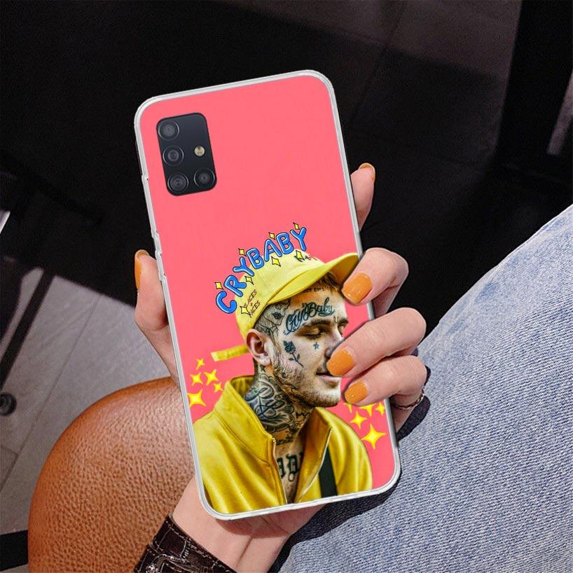 Lil Peep Singer Phone Case For Samsung Galaxy A52 A32 A22 A12 A51 A31 A50S A30S A20S A10S Note 20 Ultra 10 Plus S10 A72 A71 Gala