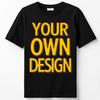 Fashion Custom Tee Shirt Tailor Made Oversized Tshirt ONeck Casual Tee Retro Daily Wear Diy Print Big Size Tee Shirt