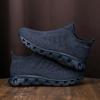 New couple high-top socks shoes lightweight fly-woven casual sports shoes for men and women