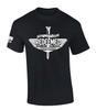 Men's Christian T-Shirt Redeemed Once Lost Now Found Chosen Blessed Forgiven