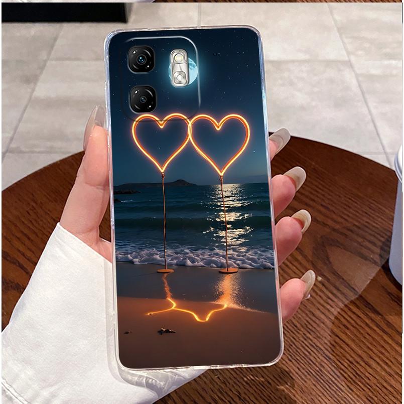For Infinix Smart 9 X6532 Back Cover Infinix Smart 9 HD Case X6532C Clear Luxury Cute Love Rabbit Funny Cool Soft TPU Phone Case