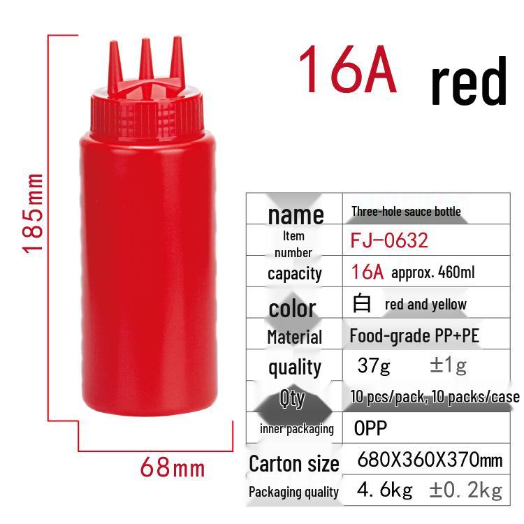 Available: Multi-use Sauce Squeezing Bottle with Pointed Spout for Ketchup, Salad Dressing, and More.