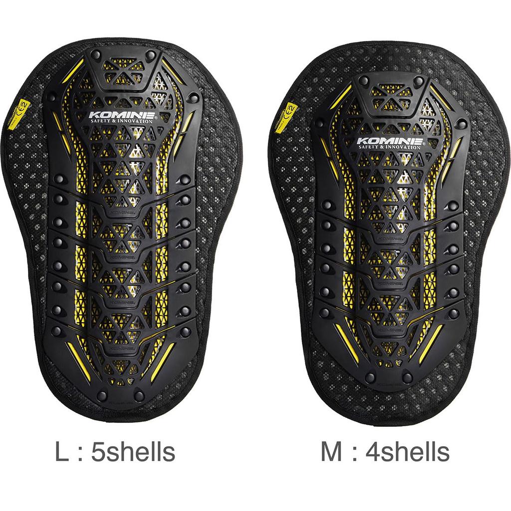 KOMINE (KOMINE) Motorcycle Protector CE Level 2 Back Inner Protector Black L SK-829 1239 CE Standard Level 2