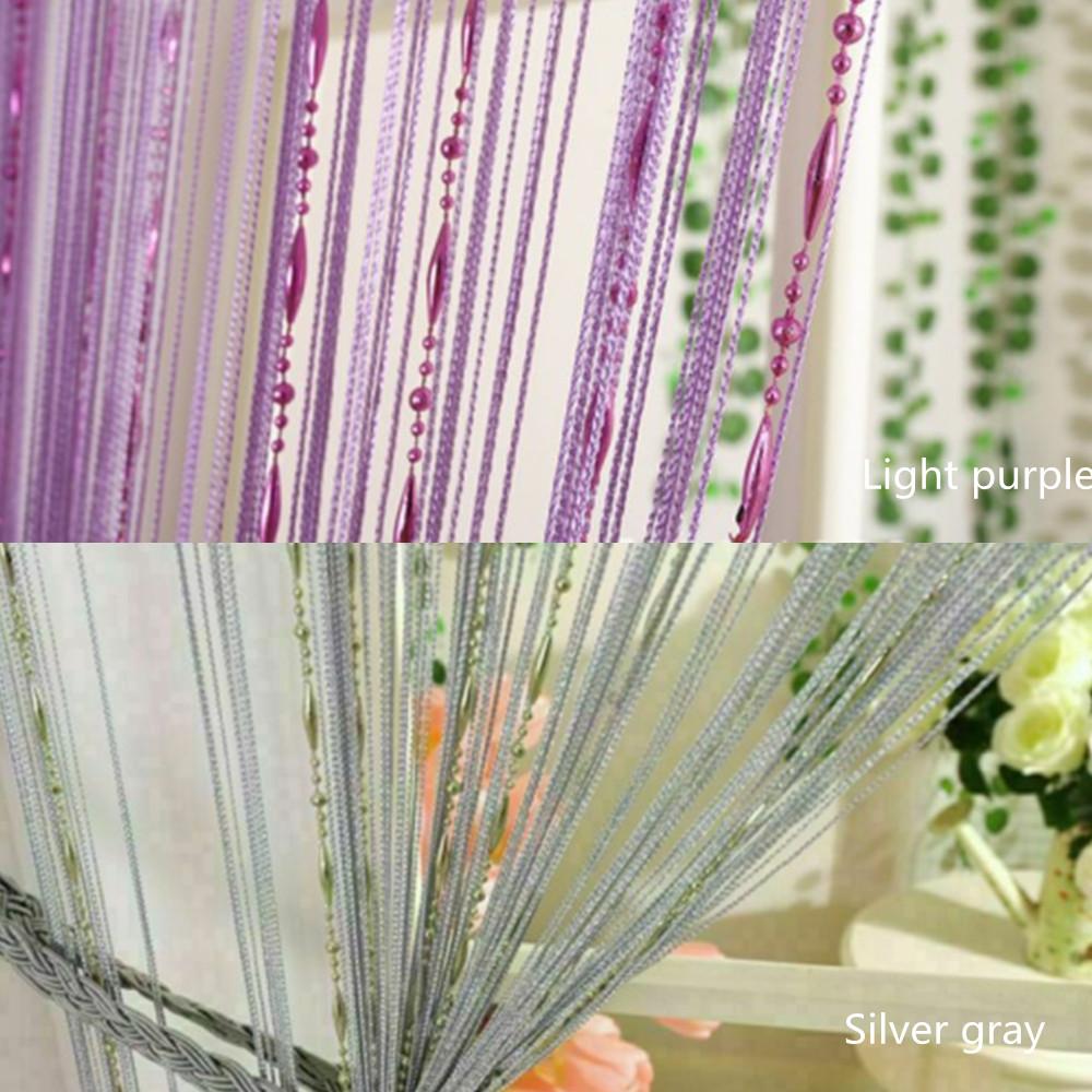 1Mx2M Decorative Chain Bead Dew Drop Curtain String Window Door Room Divider Door Curtain