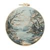 1pc Autumn/Winter Forest Landscape Embroidery DIY Fabric Craft Set with Tools