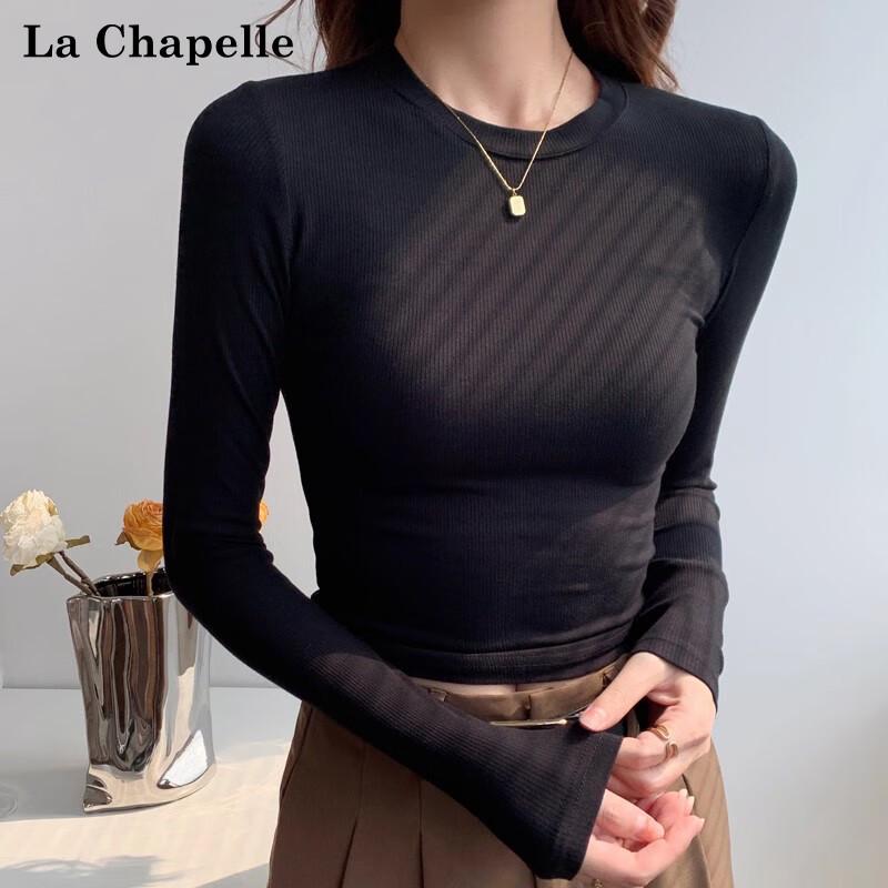 La Chapelle Women's Slim Fit Long Sleeve T-shirt