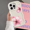 Pink Flower Soft Phone Cover Case for iPhone 18 17 Air 12 13 11 14 XR 15 Plus 16 Pro Max 8