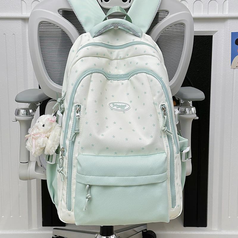 Schoolbag Mori Ins Cute Schoolbag Lightweight Korean Backpack Female Students Large Capacity Junior High School Versatile Casual Backpack