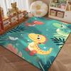 Cute Dinosaur World Cartoon Print Carpet for Living Room Bedroom Sofa Doormat Home Decor Area Rug Non-slip Floor Mat for Gifts