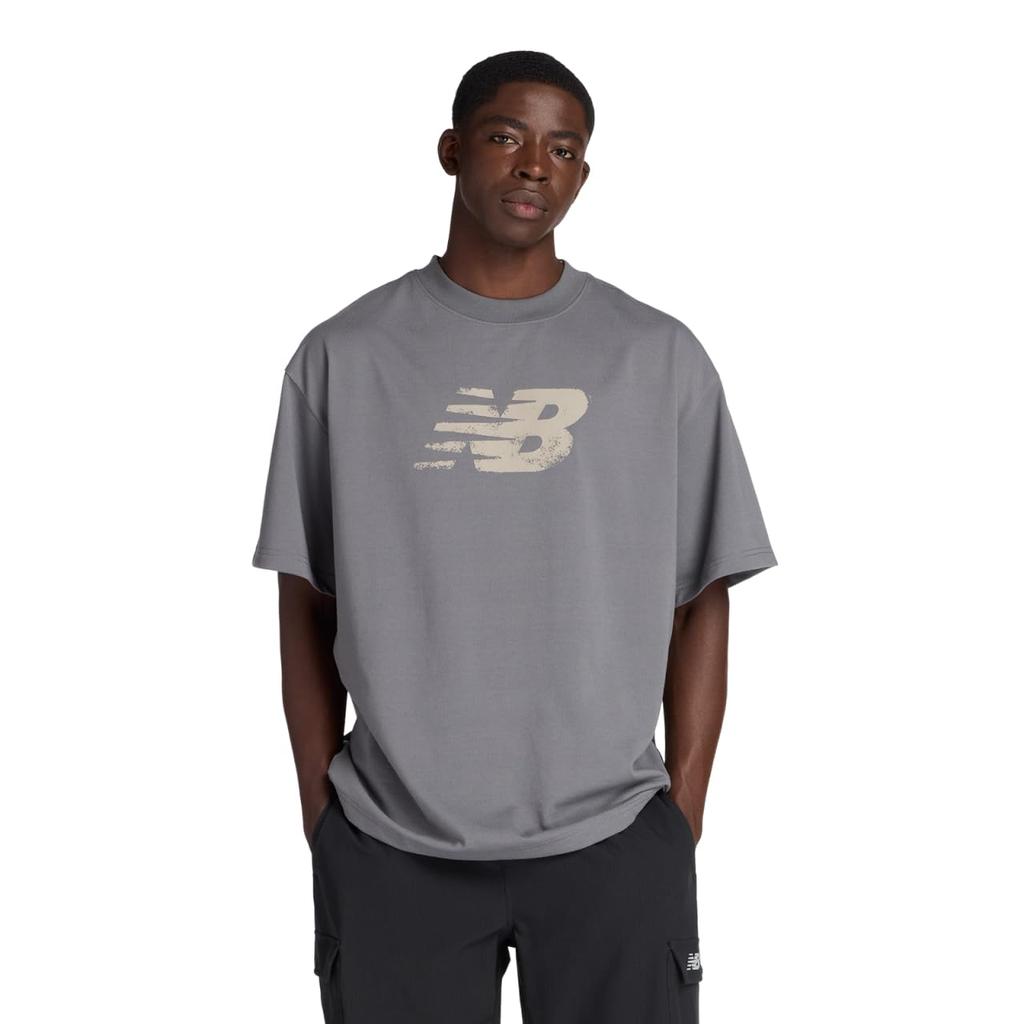 New Balance Castle Rock Short Sleeve Men's T-Shirt (AMT53171), Moisture-Wicking, Quick-Drying