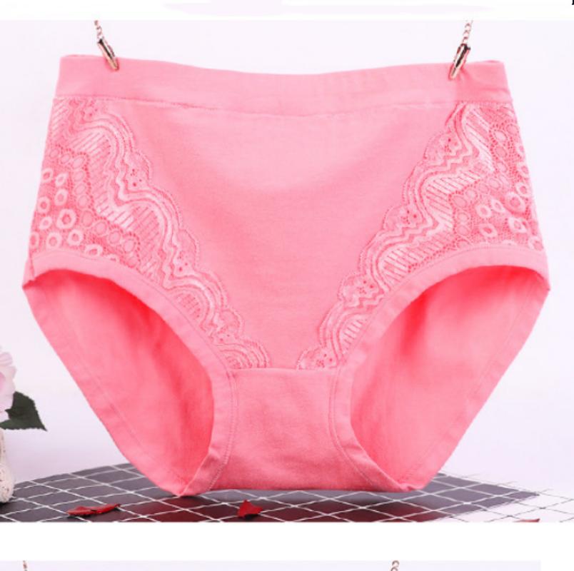 High Waist Cotton Briefs Panties Briefs Cotton Large Plus Size Lingeries Middle-aged Women Underpants Briefs High Waist Plus Size
