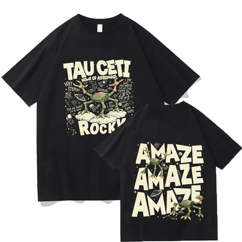 Hailey Mary Project Loki Alien Pattern Cotton Shortsleeved Tshirt for Both Unisex and Women Suitable for Reading Enthusiasts