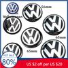 2026 Hot For VOLKSWAGEN VW 4pcs Volkswagen Wheel Center Hub Caps 56mm 65mm 70mm Wheel Cover for VW Golf 4 5 6 7 Polo Passat B5 B