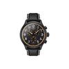 Soko Collection Kvartsverk Herreklokker Klokke 45mm Svart Urskive Rustfritt Stål Kasse Lærreim T116.617.36.052.02