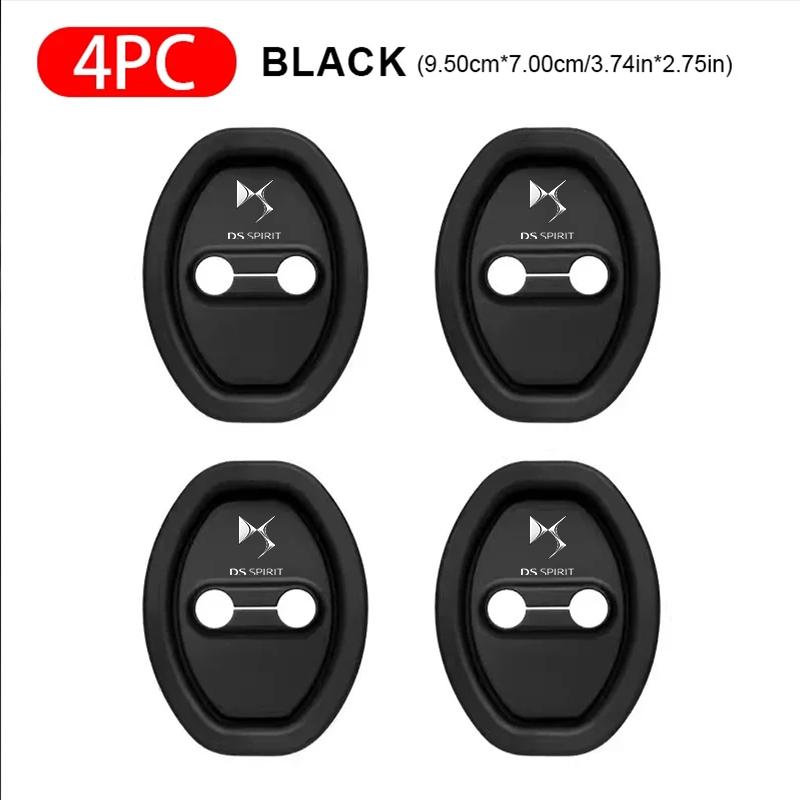 2/4pcs Silicone Car Door Lock Buckle Protector Cover Accessories Sticker For Citroen C1 C2 C3 Grand C4 Picasso C4L VTS C-ELYSEE KW5