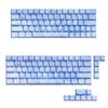 64/74 Lodowy Błękit Oryginalny Profil Keycapy Boczny Nadruk Podświetlane Keycapy Dye Sublimation do Klawiatur Mechanicznych