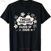 Class of  Senior Twelve Years Later Funny Graduation T Shirt for Dad M Vintage Washed Designer Clothes Fashion Stylish