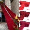 80CM Wine Red Milk Silk Stretch Fabric Wedding & Stage Curtain