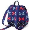 COLORFUL CANDY STYLE Backpack for Perfect for First Cute Polka Dot and Striped French Ribbon Includes Pocket Tissue Pouch Girls, Baby/Kids Backpack,