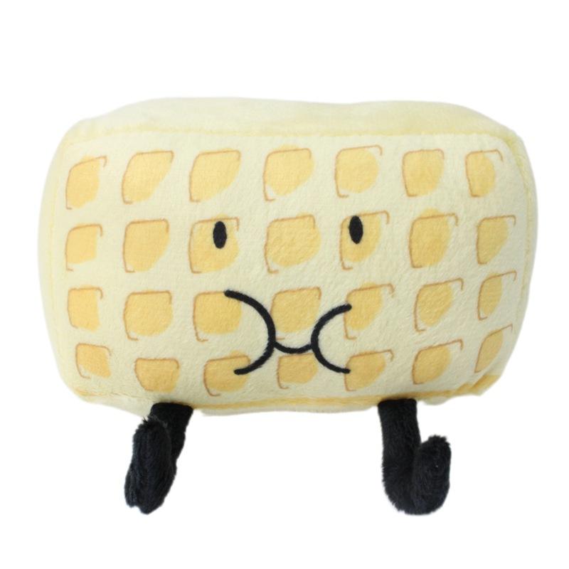 30 Style One Two Four X Six Battle For Dream Island Plush Toy Clock Button Waffle Ball Electric Fan Plushie Pillow Doll Kid Gift