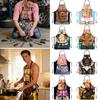 1pc Apron Creative Sleeveless Waterproof Muscles Man Kitchen Supplies