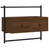 Vidaxl TV Cabinet, Wall-Mounted, Brown Oak, 60.5X30X51 Cm