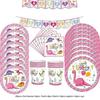 49/40pcs Pink Dinosaur Birthday Party Supplies Dino Disposable Tableware Plate Birthday Party Decoration Boy Kids Baby Shower
