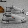 Modieuze Canvas Loafers voor heren groen Ijzijs Casual Schoenen Hoge Kwaliteit Wandelschoeisel Ademend Linnen Oppervlak Flats sneakers mannelijk