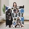 Warm Blanket Camping Tate McRae Bedding Throws Canadian Singer Flannel Bedspread For Couch Chair Sofa Bed Graphic Sofa Bed Cover