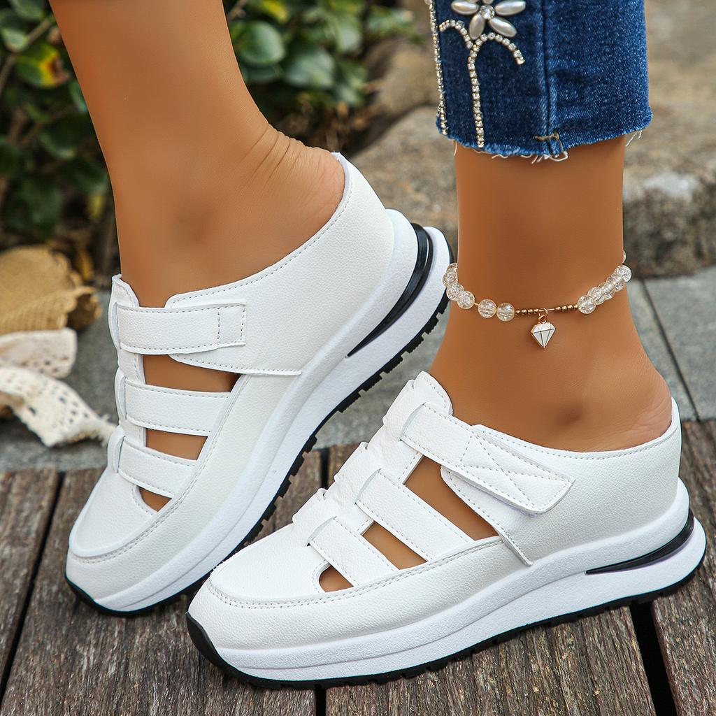 Fashion Women's Wedge Platform Sandals Summer Hollow Out Sandals Fashion Casual Roman Sandals Women Non Slip Beach Shoes Sandalias Mujer