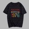 1976 Birthday T-Shirt - Retro Gift - Trend Short-Sleeved Shirt for Both Men and Women - Comfo