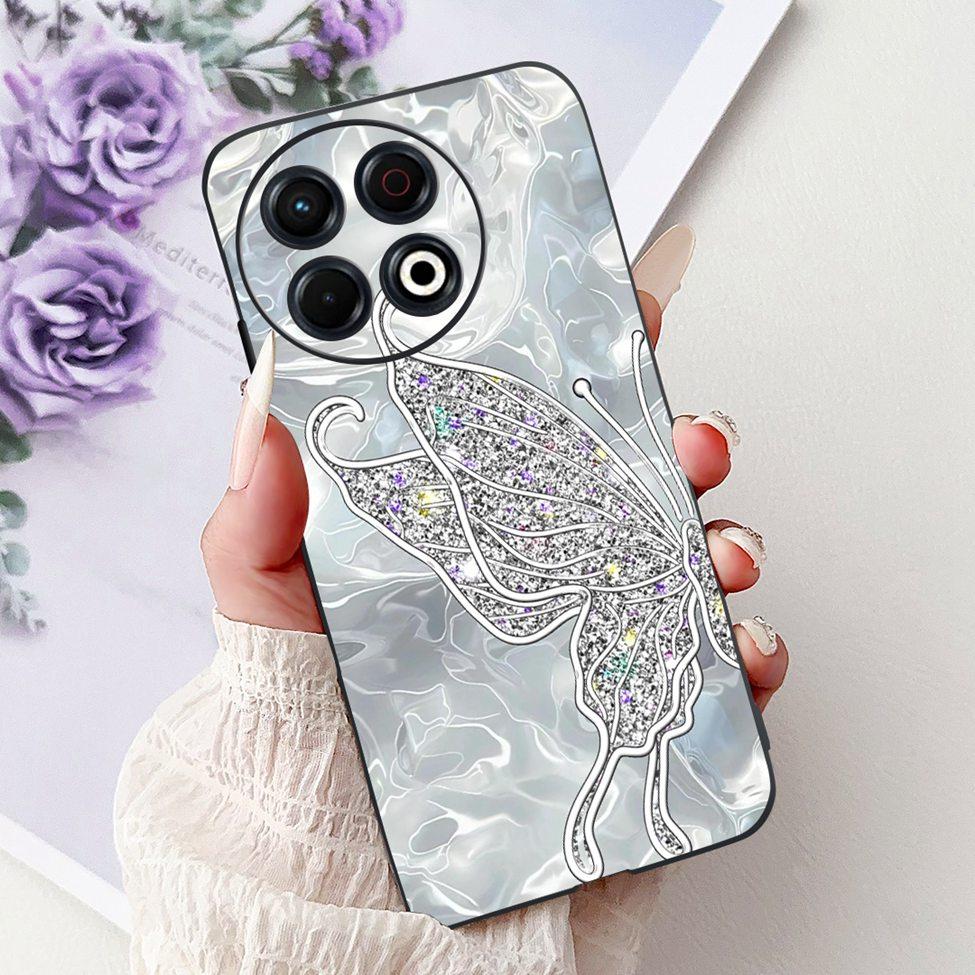 For Techno Spark 30 Pro 4G KL7 Cover For Tecno Spark 30 Pro 4G Case Luxury Butterfly Love Fashion Flowers Cool Lion Cute Painted