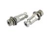 POSH 010102-03 Motorradzubehör, Aluminium Blinkerhalterung, Lange Schraube, M10mm, Silber