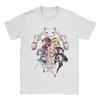 Puella Magi Madoka Magica Qbey Tshirts Men's Cotton Tops Priting Cute Kyubey Anime Round Neck Short Sleeve