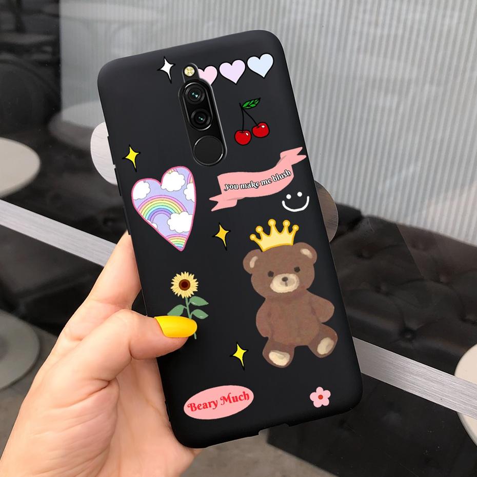 For Xiaomi Redmi 8 Case Redmi 8A Pro Fashion Pattern Jelly Silicone Phone Cases For Redmi8 8 A Pro Soft TPU Back Cover
