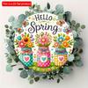 1pc 2d Flat Vintage Spring Tulip Wooden Sign - 20cm Perfect for Home, Kitchen, Garden, Office & More Decor