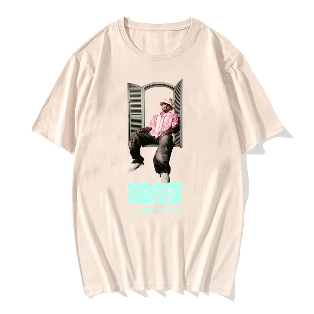 Rapper Myke Towers Graphic T-shirts ISLAND BOYz Men Women Fashion Hip Hop TShirt Comfort Cotton Tops Autumn and Winter Innerwear