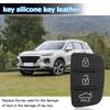 1/2PCS Replacement 3 Buttons Remote Key Fob Case Rubber Pad For Hyundai I10 I20 I30 IX35 Kia K2 K5 Rio Sportage Flip Key Parts
