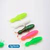 Dansande mask Mjuk 1,7g 2,7g 60mm 75mm S Flytande Fiske TPE Mask Wobblers Fiskig doft Abborre Konstgjord