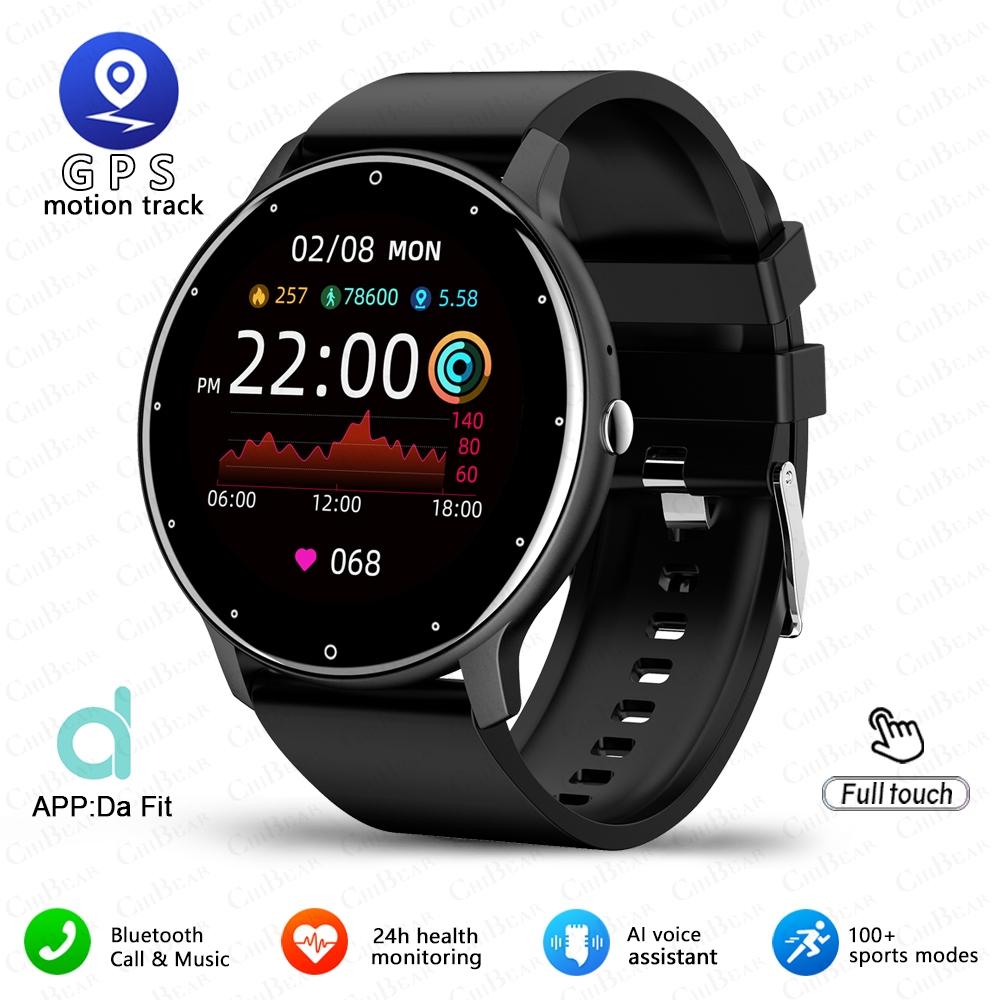 Smart Watch Women Men Full Touch Screen Bluetooth 5.2 Call Waterproof Watches Sports Fitness Tracker Factory IP67 ZL02 New