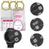 3x Apgo MATTE Hybrid Glass Screen Protector for Garmin Vivoactive 3, Tempered Glass Substitute, Non-cracking