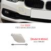 Para BMW F30 F31 Capa da Tampa do Gancho de Reboque do Para-choque Dianteiro do Carro Preto Branco Prata Vermelho Azul Para BMW Série 3 318 320 323 330 335 2012-