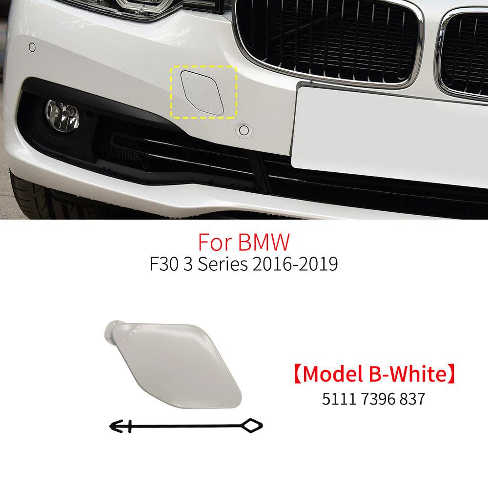 Para BMW F30 F31 Capa da Tampa do Gancho de Reboque do Para-choque Dianteiro do Carro Preto Branco Prata Vermelho Azul Para BMW Série 3 318 320 323 330 335 2012-