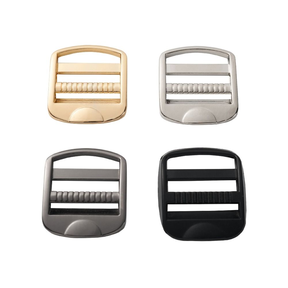 5pcs 20/25/32mm Slider Adjust Buckles Metal Belt Buckles Metal Ladder Lock DIY Backpack Straps