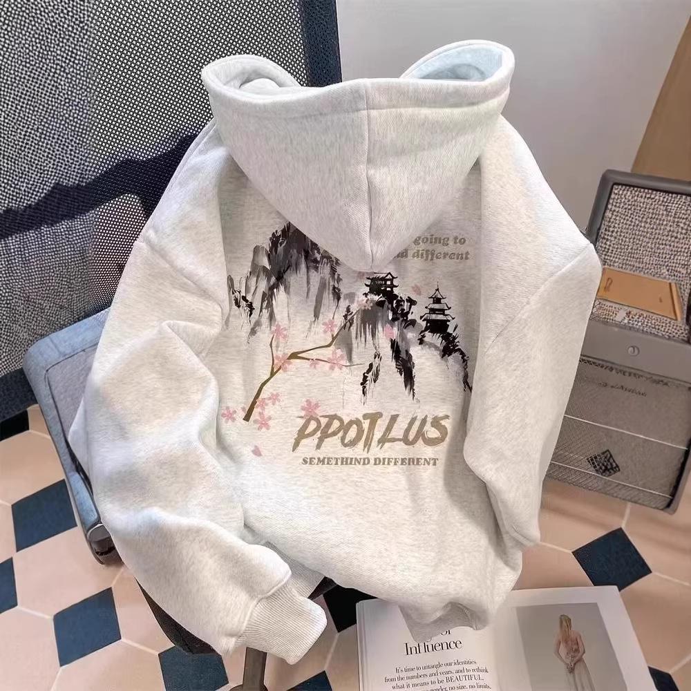 Unisex Kapuzensweatshirt: Trendig, Übergröße, lässig und vielseitig für Frühling und Herbst. Perfekt für Streetwear und Partnerlook.