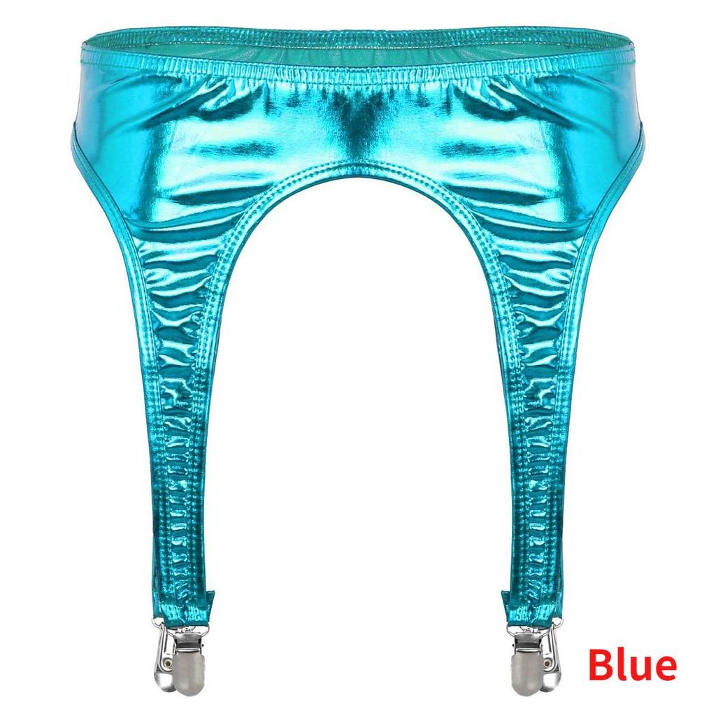 Women's Garter Belt 4 Strap Suspender Belt with Metal Duck-Mouth Clips for High Stockings