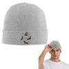 Dachshund Dog Pattern With Dog Paws Warm Knitted Cap Hip Hop Bonnet Hat Autumn Winter Outdoor Beanies Hats for Unisex Adult