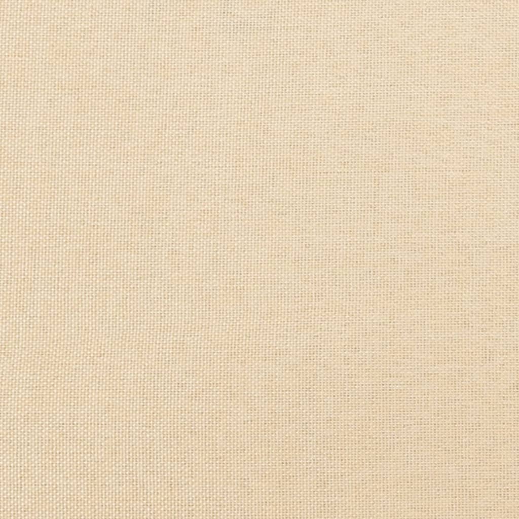 Dining Chairs 2 Pcs. Cream Fabric