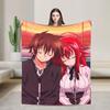 Rias grimory High School DxD Anime Warm Blanket Plush Bedding Throws Novelty Couch Chair Flannel Bedspread Sofa Bed Cover