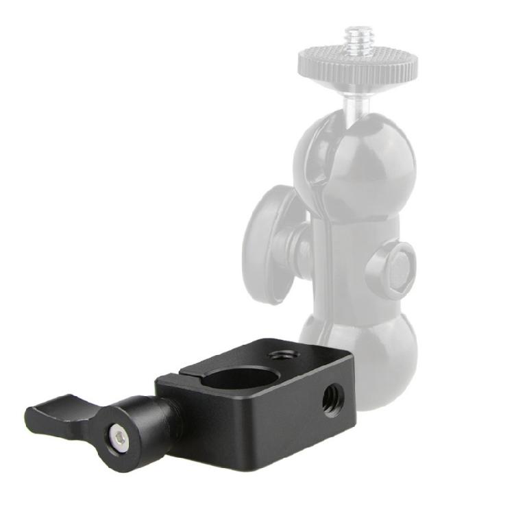 15mm Einzelstangenklemme Adapter mit 1/4 Zoll Gewinde Kalt Schuh Halterung Für DSLR Kamera Käfig Zubehör 15mm Verbinder